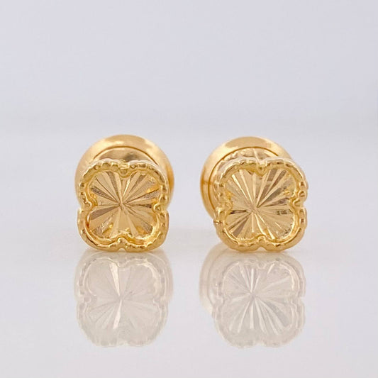 Topos Trebol 0.8g / 5mm Oro Amarillo 18K