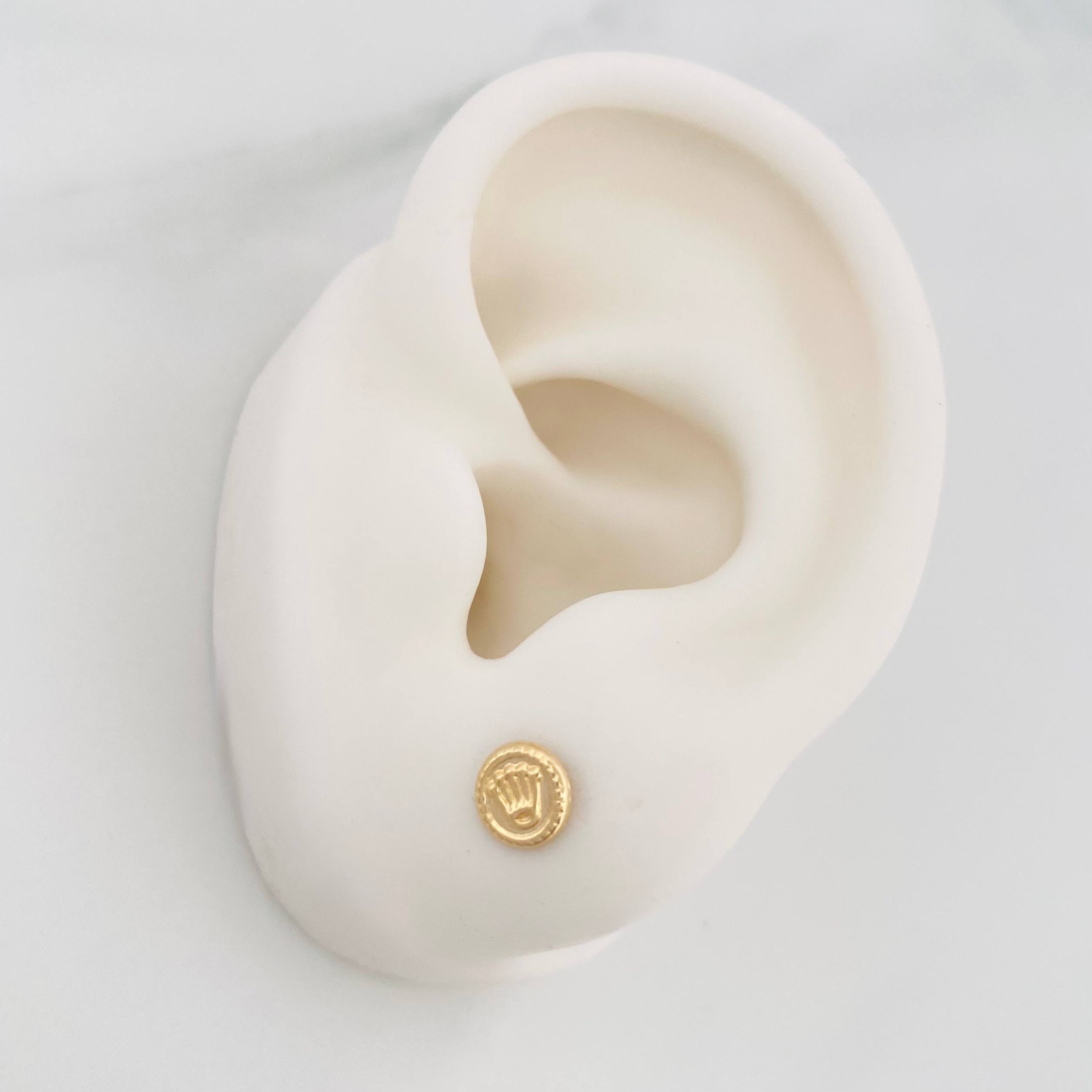 Topos Corona 0.65g / 6mm Oro Amarillo 18K
