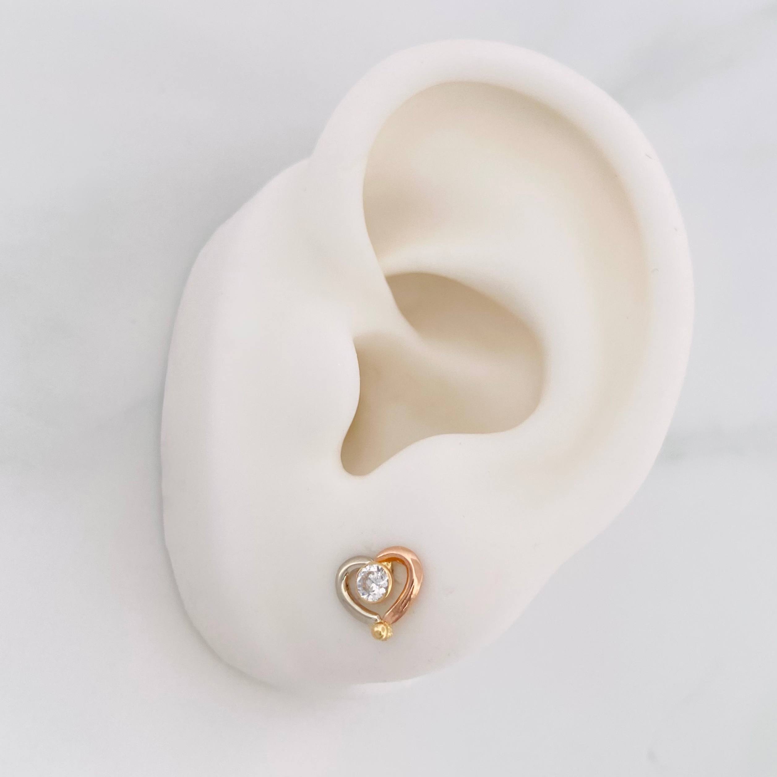 Topos Corazon 0.9g / 7.7mm Tres Oros 18K