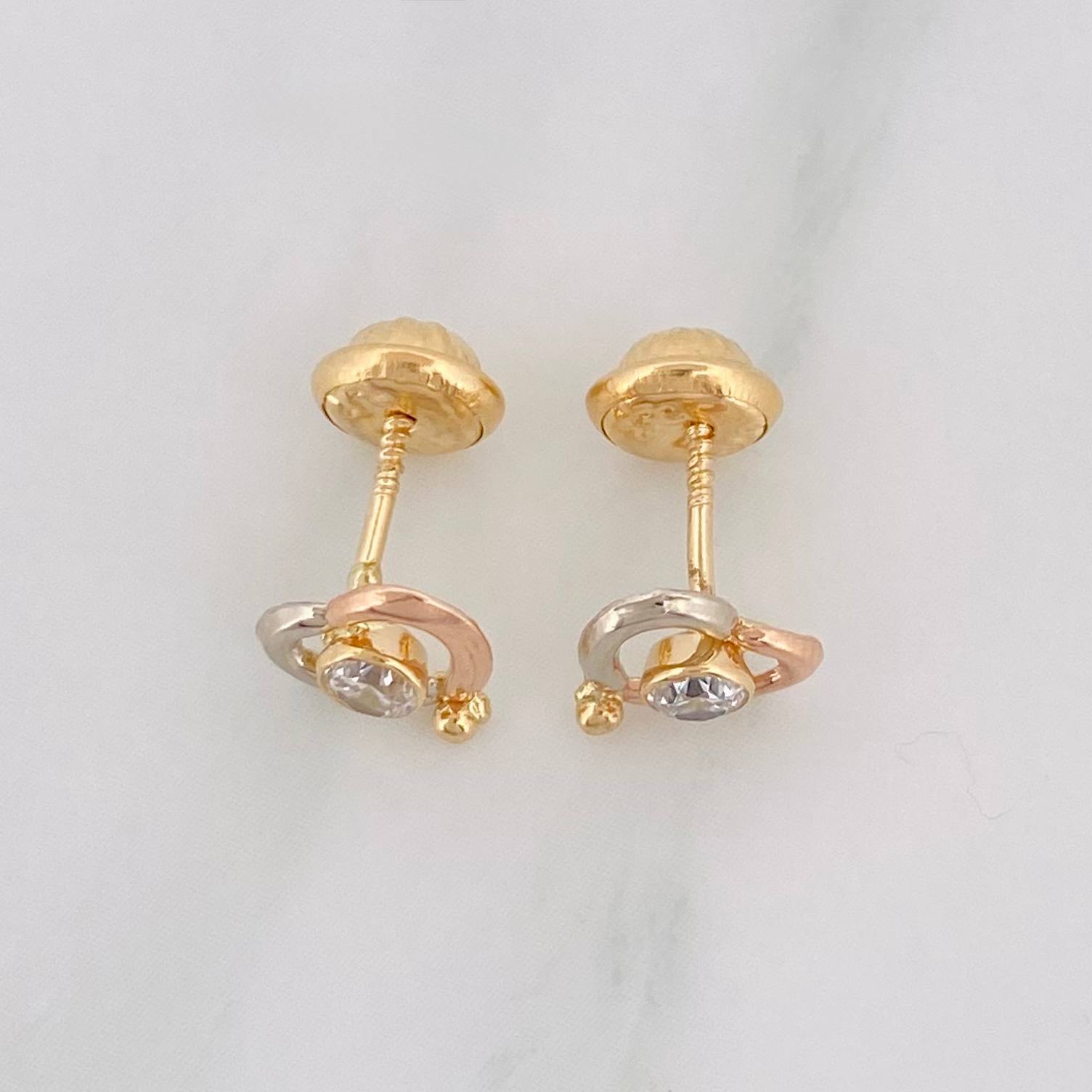 Topos Corazon 0.85g / 7mm Tres Oros 18K