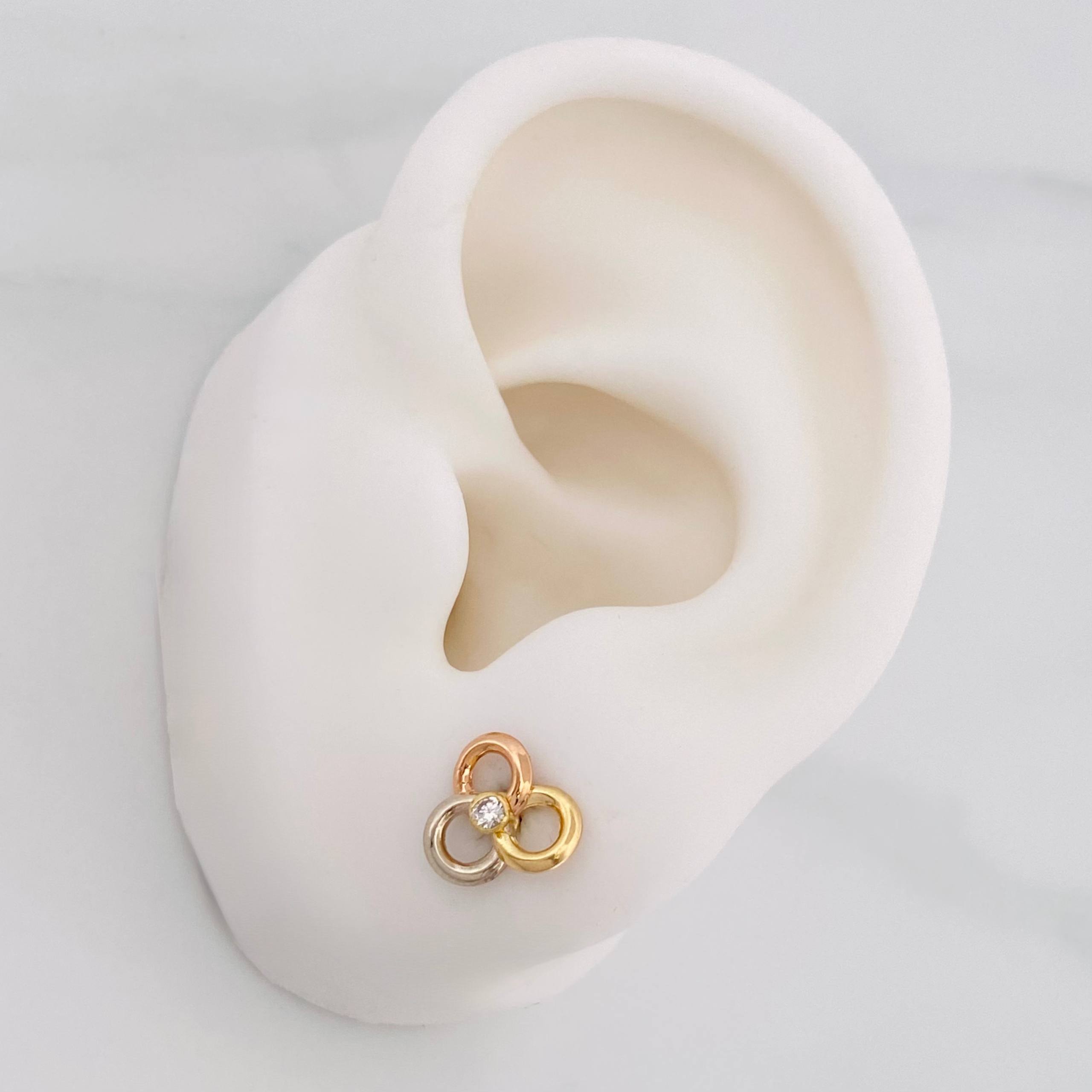 Topos Elice 0.9g / 9mm Tres Oros 18K