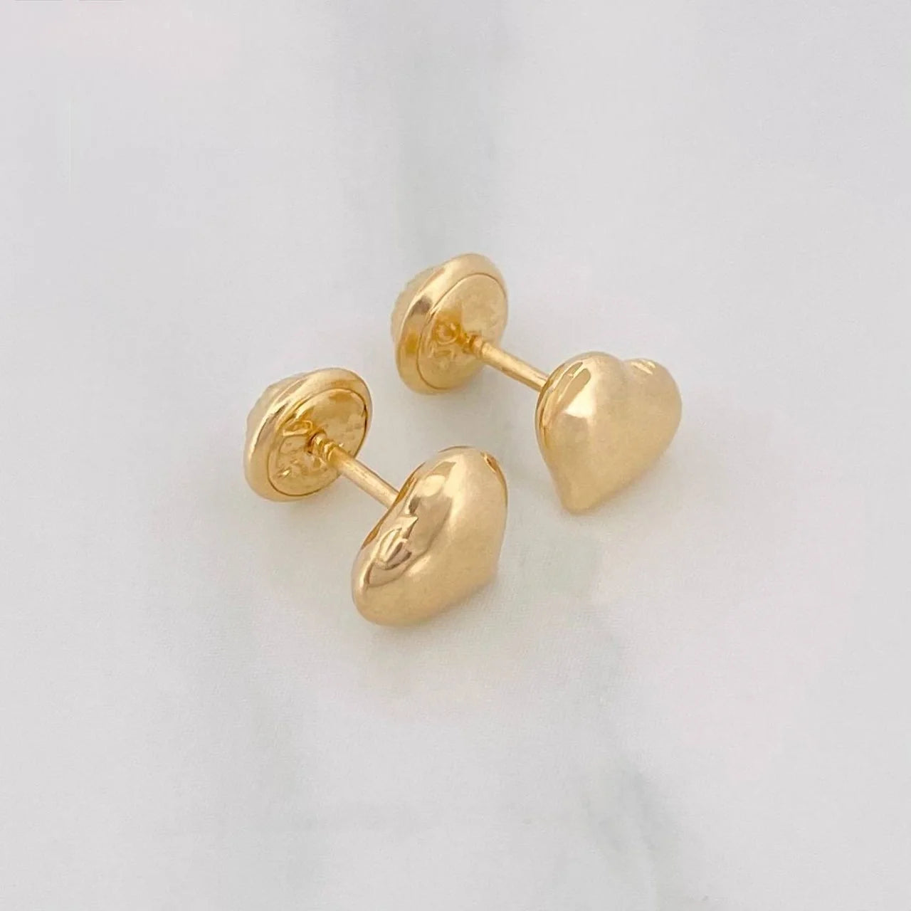 Topos Corazon 0.75g / 7.2mm Oro Amarillo 18K