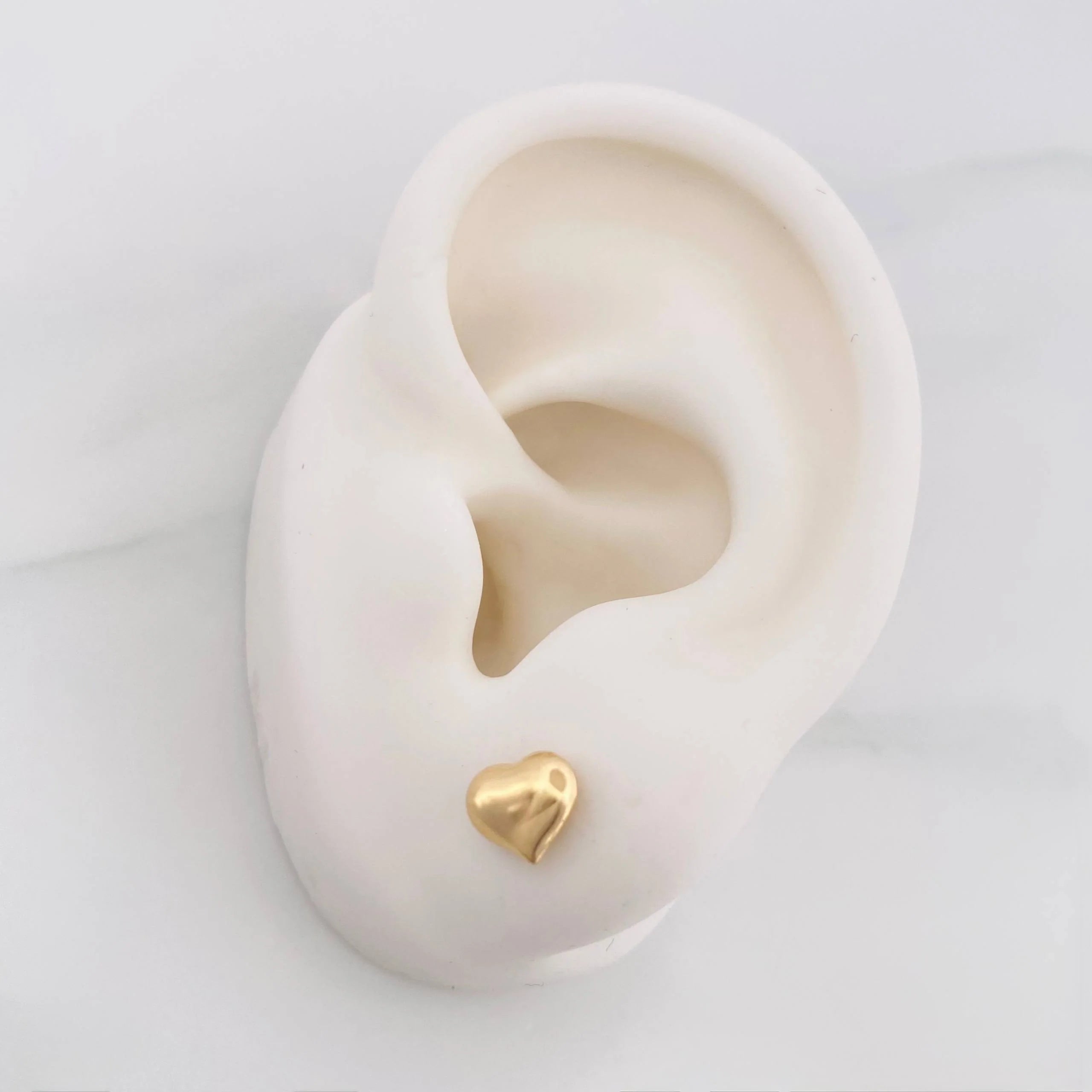Topos Corazon 0.75g / 7.2mm Oro Amarillo 18K