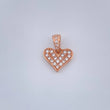 Dije Corazon 1.05gr / 1.3cm / Oro Rosa 18K &