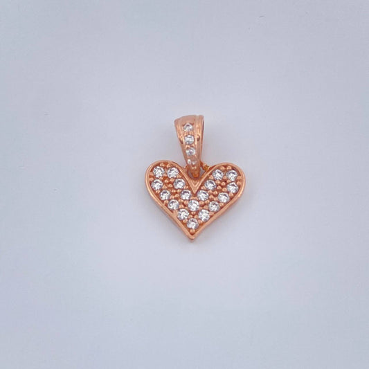 Dije Corazon 1.05gr / 1.3cm / Oro Rosa 18K &