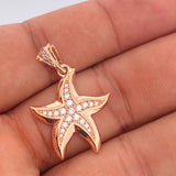 Dije Estrella De Mar 3.4gr / 3.2cm / Oro Rosa 18K &
