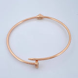 Pulso Aro Clavo 4.65gr / 18cm / Oro Rosa 18K
