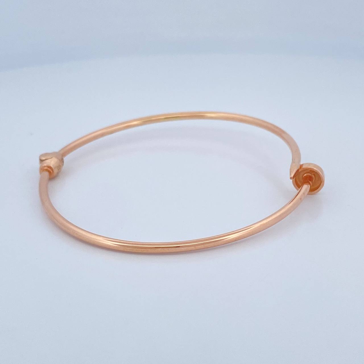 Pulso Aro Clavo 4.9gr / 19cm / Oro Rosa 18K