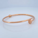 Pulso Aro Clavo 4.65gr / 18cm / Oro Rosa 18K