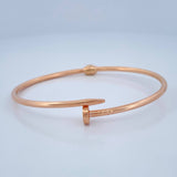 Pulso Aro Clavo 4.65gr / 18cm / Oro Rosa 18K