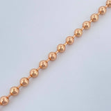 Pulso Militar 6.65gr / 20.4cm / 4mm Oro Rosa +3 18K &