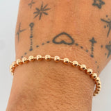 Pulso Militar 6.65gr / 20.4cm / 4mm Oro Rosa +3 18K &