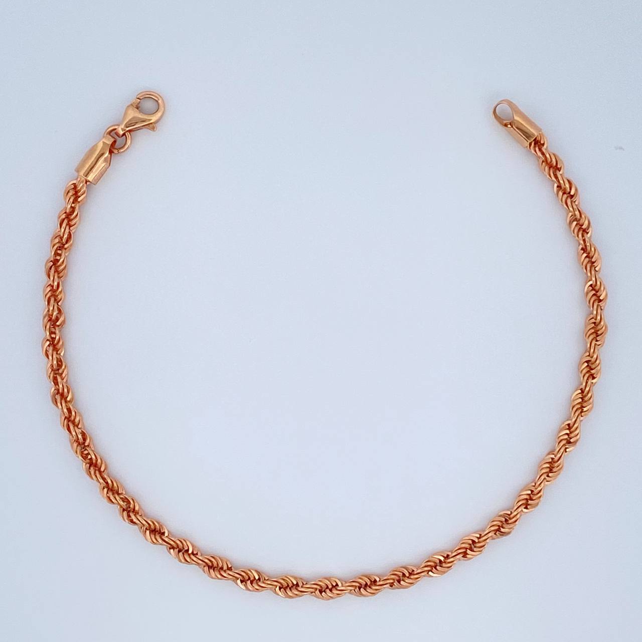 Pulso Lazo 2.85gr / 19cm / 3mm Oro Rosa +3 18K &
