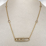 Cadena MSK Aro Seguido 5.8gr / 45cm-48cm / 1.4mm Oro Amarillo +3 18K &