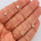 Cadena MSK Aro Seguido 5.8gr / 45cm-48cm / 1.4mm Oro Amarillo +3 18K &