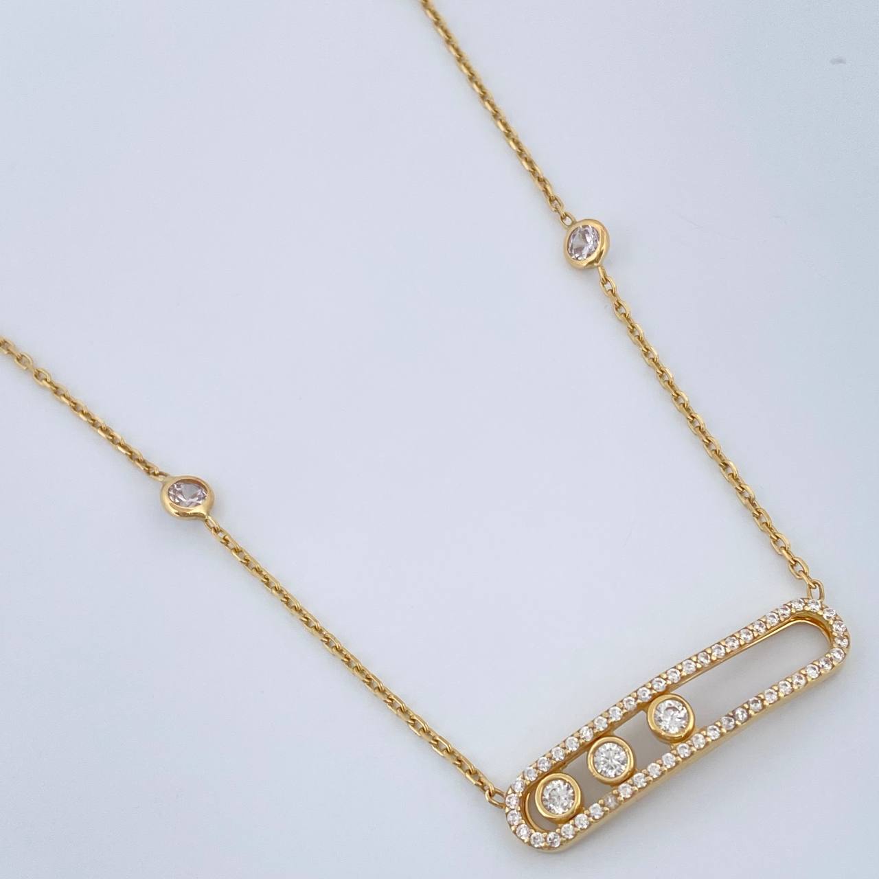 Cadena MSK Aro Seguido 5.8gr / 45cm-48cm / 1.4mm Oro Amarillo +3 18K &