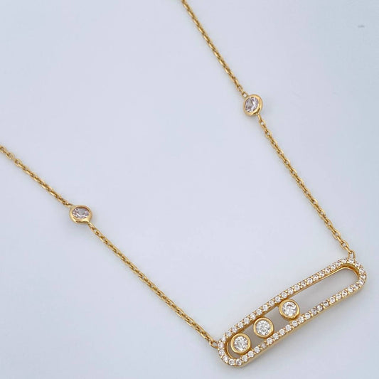 Cadena MSK Aro Seguido 5.8gr / 45cm-48cm / 1.4mm Oro Amarillo +3 18K &
