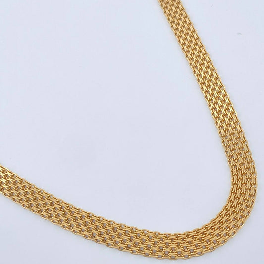 Cadena China 20.65gr / 60.5cm / 6mm Oro Amarillo +1 18K &