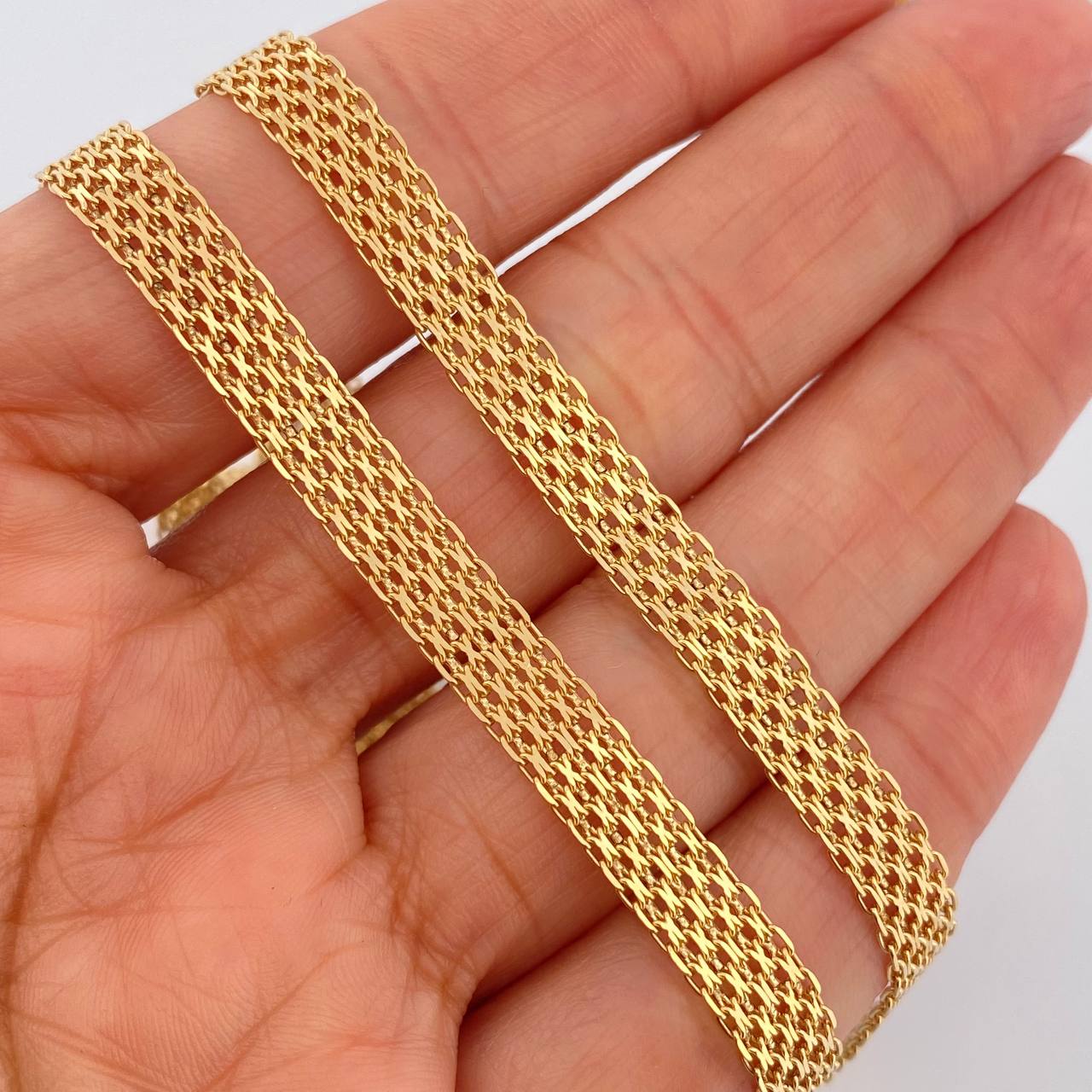 Cadena China 20.65gr / 60.5cm / 6mm Oro Amarillo +1 18K &