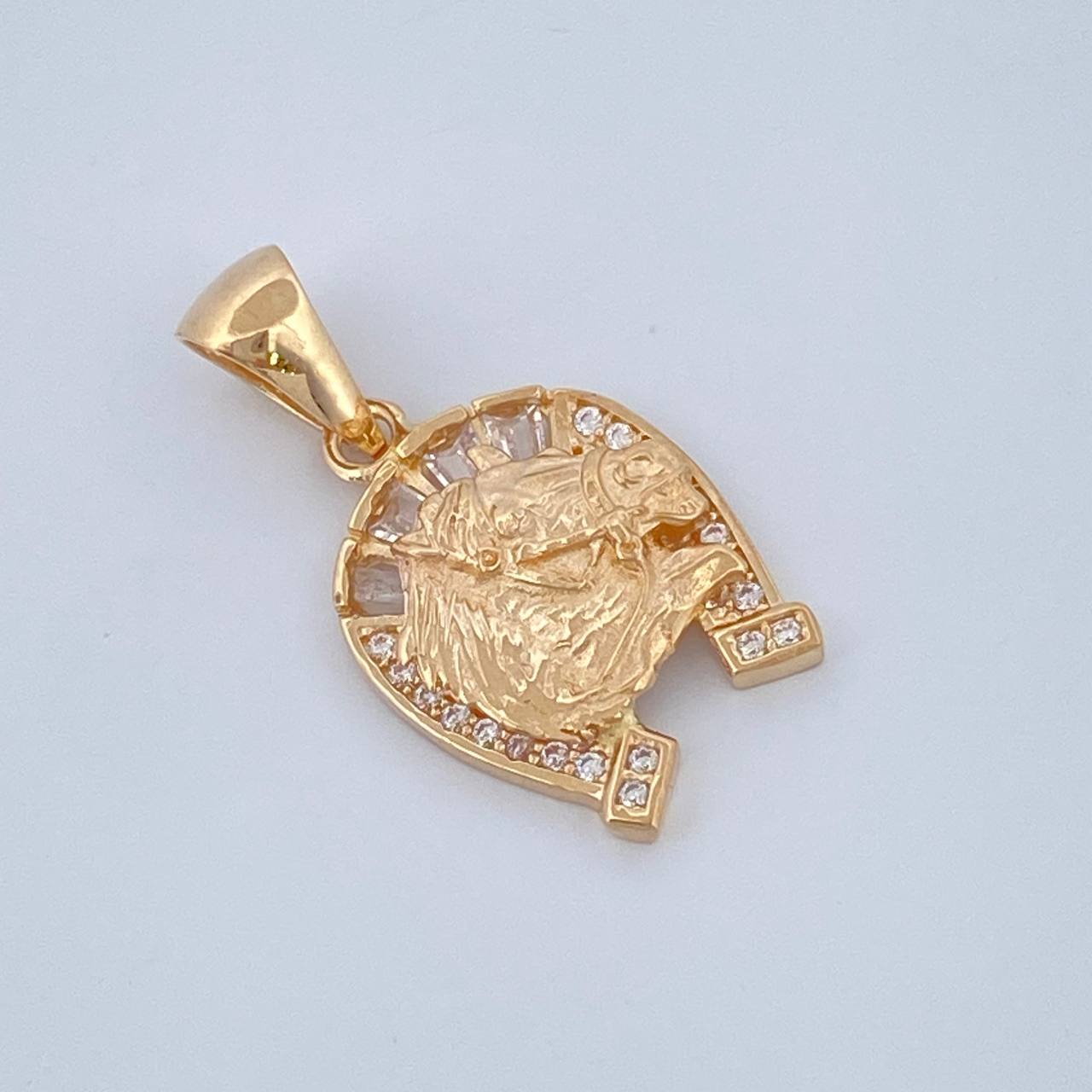 Dije Herradura Caballo 2.35gr / 2.3cm / Oro Amarillo 18K +