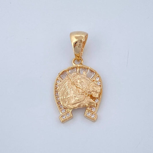 Dije Herradura Caballo 2.35gr / 2.3cm / Oro Amarillo 18K +