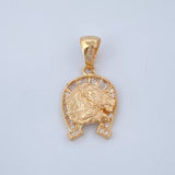 Dije Herradura Caballo 2.35gr / 2.3cm / Oro Amarillo 18K +