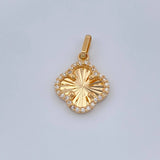Dije Trebol 1.2gr / 2cm / Oro Amarillo Nac.Esp. 18K &