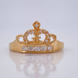 Anillo Tiara 15s 1.8gr / T6 1/4 / Oro Amarillo 18K &