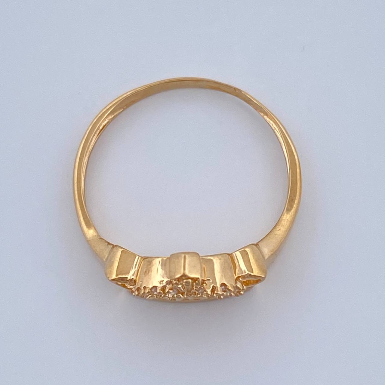 Anillo Tiara 15s 1.8gr / T6 1/4 / Oro Amarillo 18K &