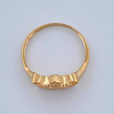 Anillo Tiara 15s 1.8gr / T6 1/4 / Oro Amarillo 18K &