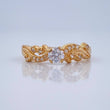 Anillo Solitario Olas Cruzadas 1.6gr / T6 1/2 / Oro Amarillo 18K &