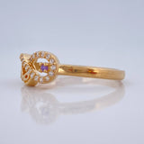 Anillo Infinito 2.35gr / T7 1/2 / Oro Amarillo 18K &