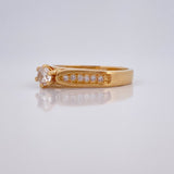 Anillo Solitario 3.3gr / T6 / Oro Amarillo 18K &