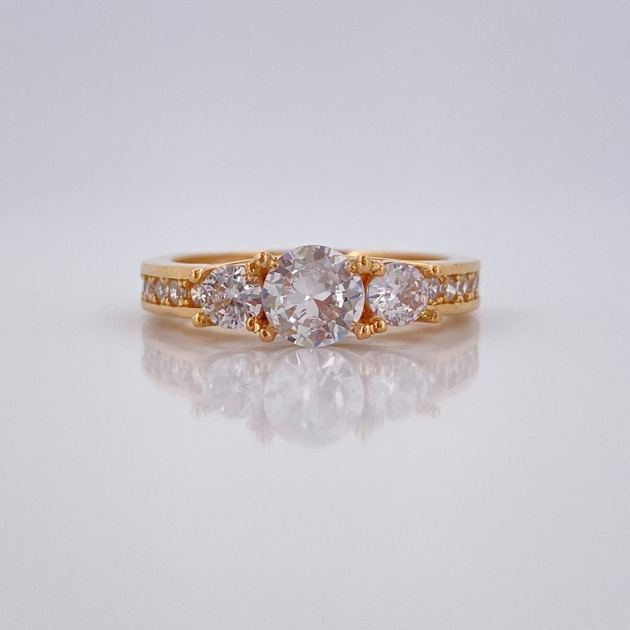 Anillo Churumbela 3.6gr / T6 1/4 / Oro Amarillo 18K &