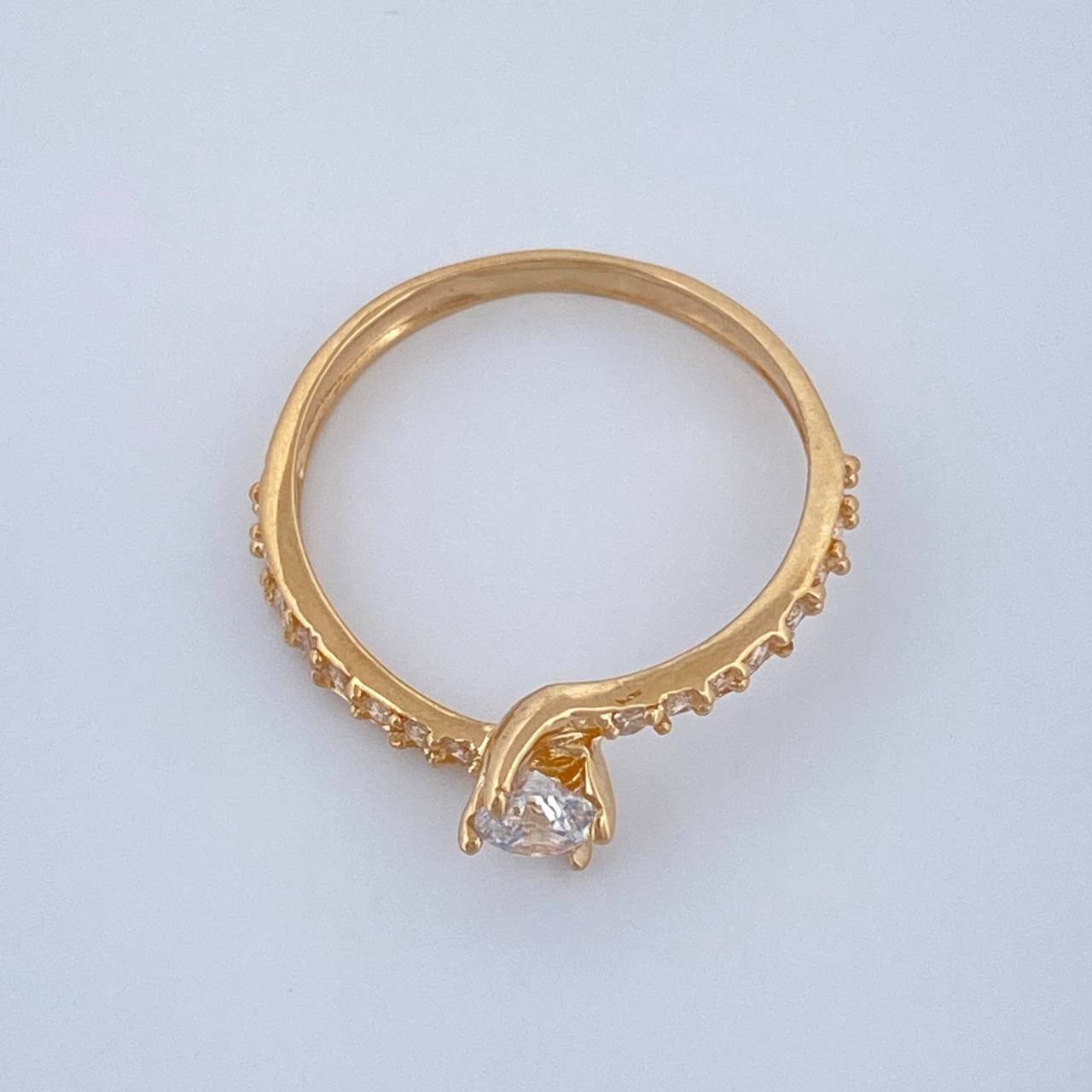 Anillo Churumbela Linea Invertida 1.7gr / T6 1/2 / Oro Amarillo 18K &
