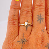 Anillo Churumbela Linea Invertida 1.7gr / T6 1/2 / Oro Amarillo 18K &
