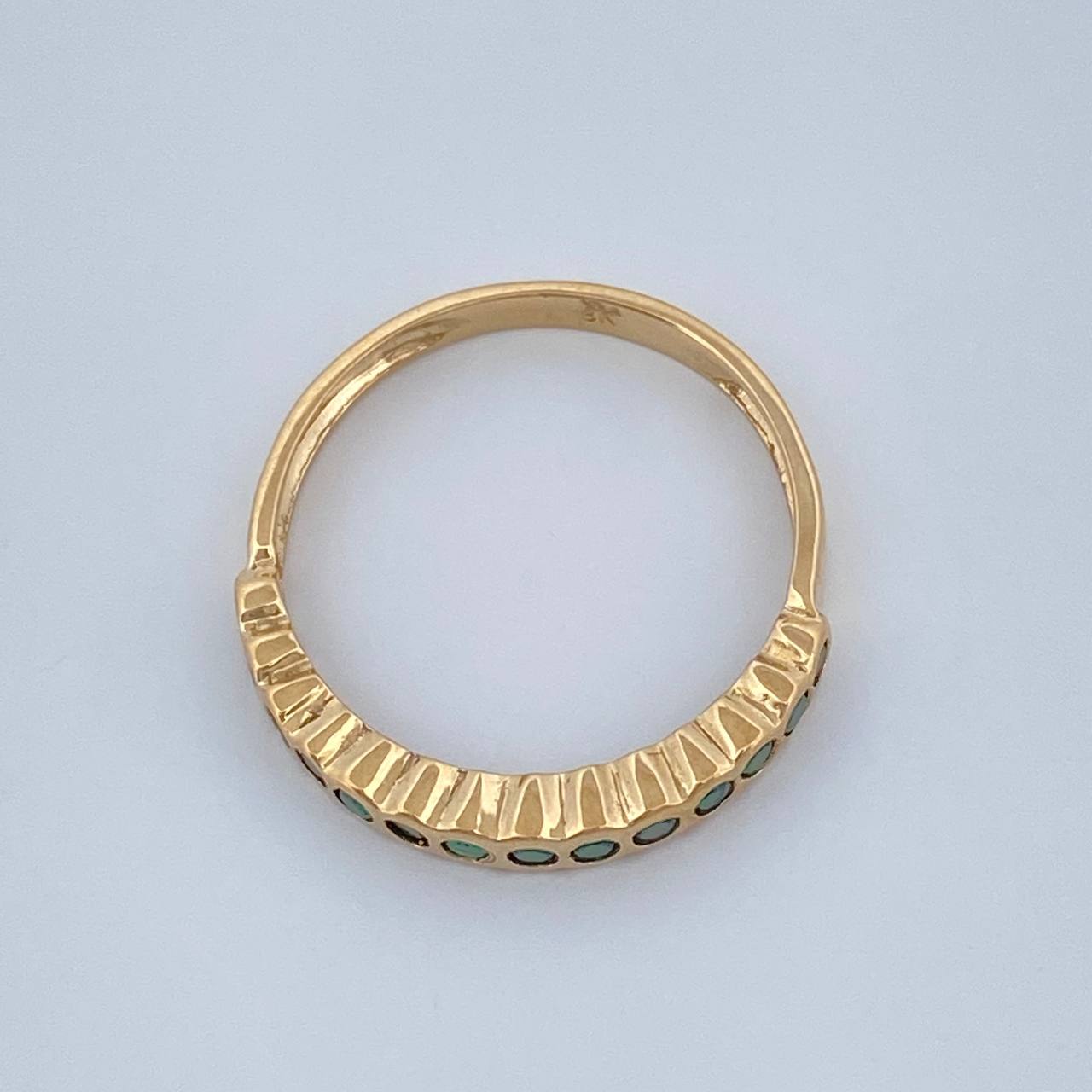 Anillo Burbujas 2.15gr / T7 / Oro Amarillo 18K &