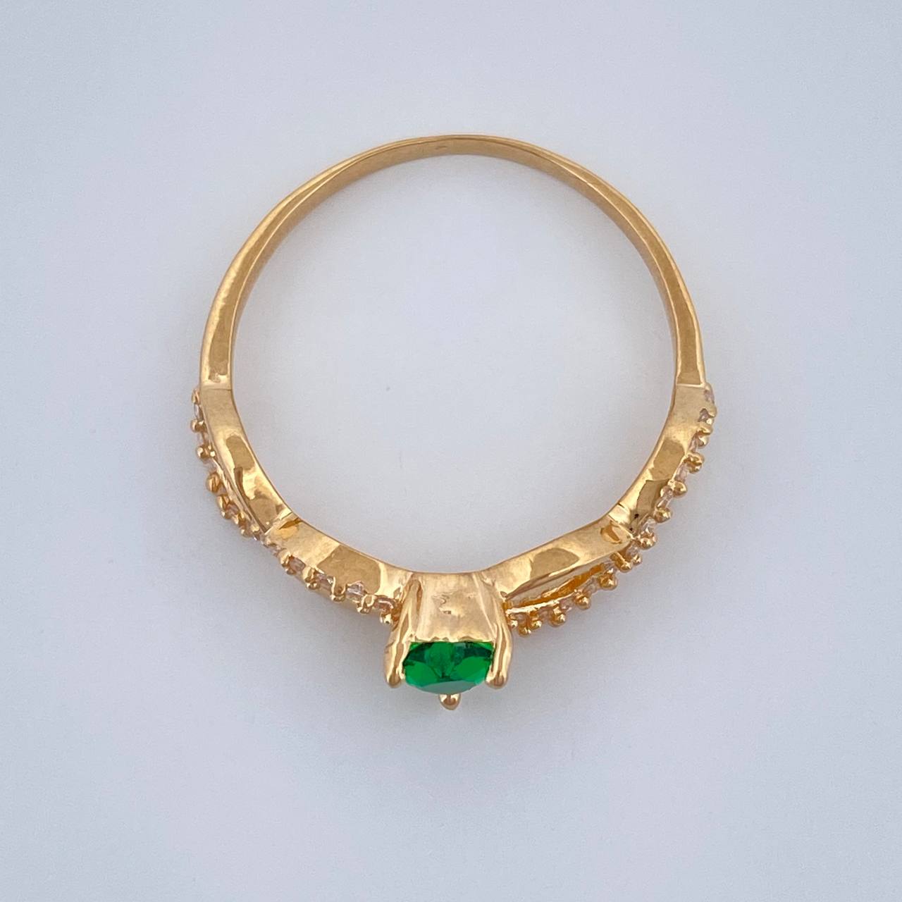 Anillo Infinito Corazon 1.9gr / T6 3/4 / Oro Amarillo 18K &