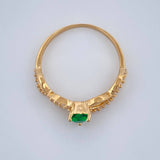 Anillo Infinito Corazon 1.9gr / T6 3/4 / Oro Amarillo 18K &