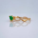 Anillo Infinito Corazon 1.9gr / T6 3/4 / Oro Amarillo 18K &