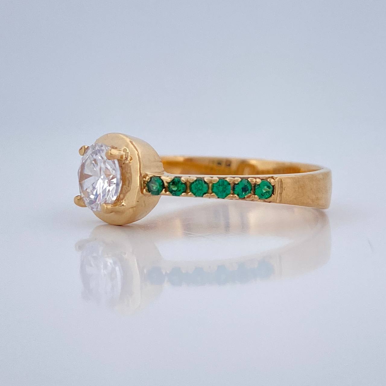 Anillo Churumbela 3.8gr / T7 1/4 / Oro Amarillo 18K &