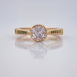 Anillo Solitario 3.35gr / T6 3/4 / Oro Amarillo 18K &