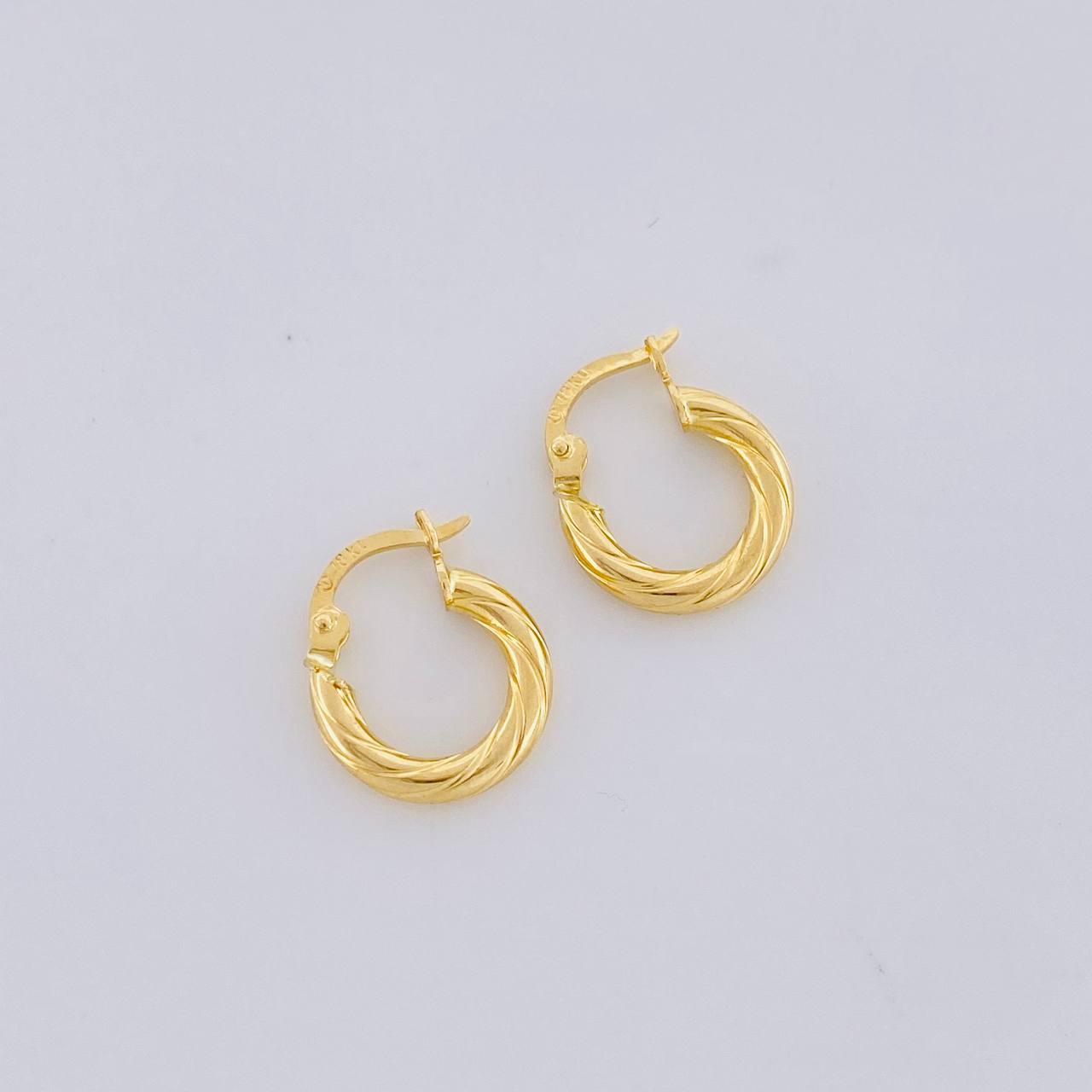 Candongas Arielle 1.25g / 1.5cm Oro Amarillo 18K
