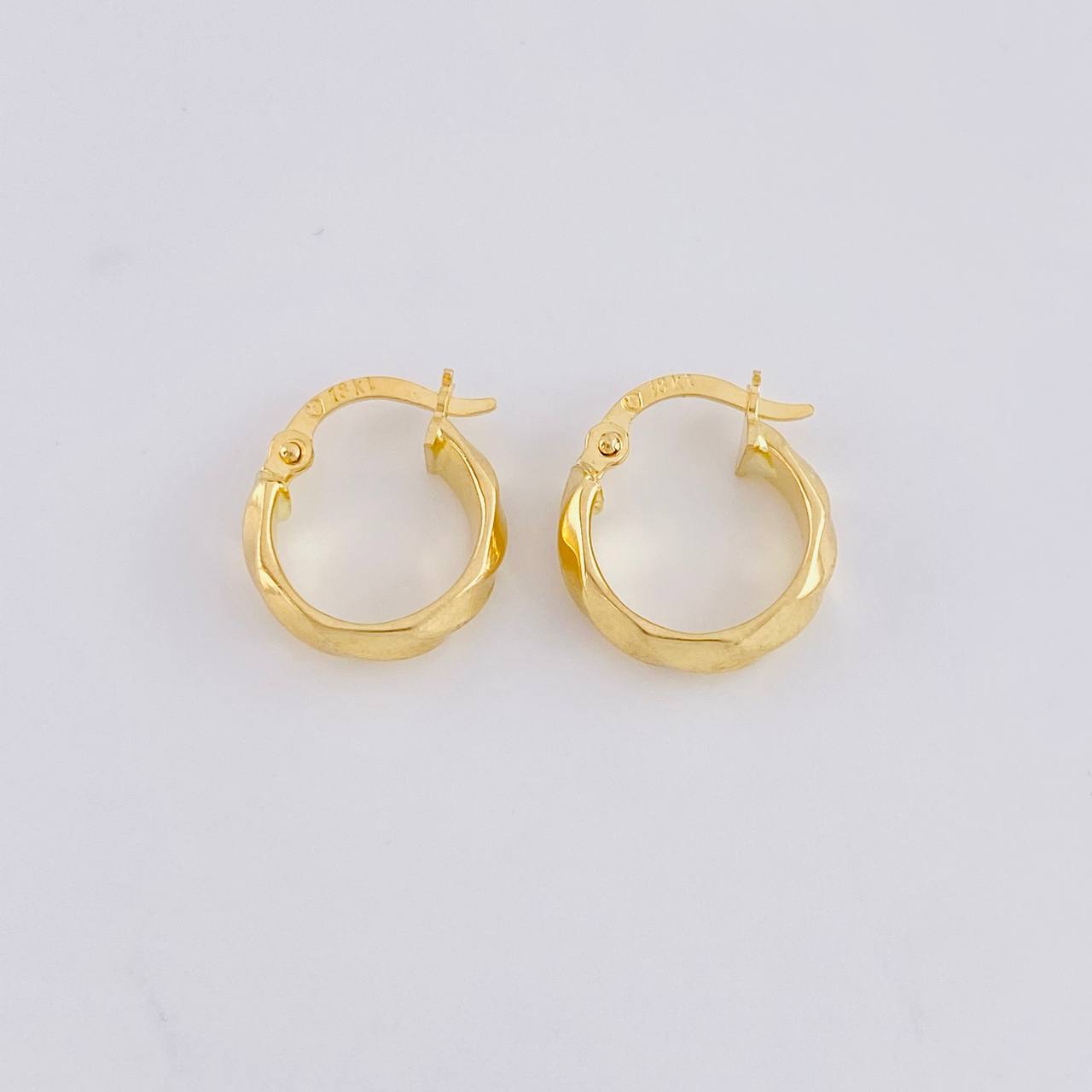 Candongas Lineas Espiral 1.25g / 1.4cm Oro Amarillo 18K