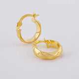 Candongas Lineas Espiral 1.25g / 1.4cm Oro Amarillo 18K