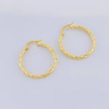 Candongas Sami 1.6g / 2.8cm Oro Amarillo 18K