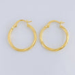 Candongas Espiral 1.2g / 2.2cm Oro Amarillo 18K