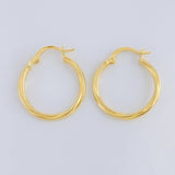 Candongas Espiral 1.2g / 2.2cm Oro Amarillo 18K