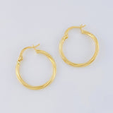 Candongas Espiral 1.25g / 2.2cm Oro Amarillo 18K