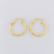 Candongas Espiral 1.2g / 1.8cm Oro Amarillo 18K